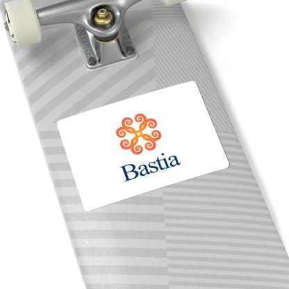 Flag of Bastia (France) STICKER Vinyl Kiss-Cut Decal