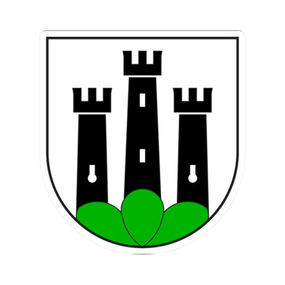 Susch wappen (Switzerland) (Coat of Arms) STICKER Vinyl Kiss-Cut Decal