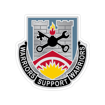 142d Engineer Battalion North Dakota National Guard (U.S. Army) Transparent STICKER Die-Cut Vinyl Decal-3 Inch-The Sticker Space