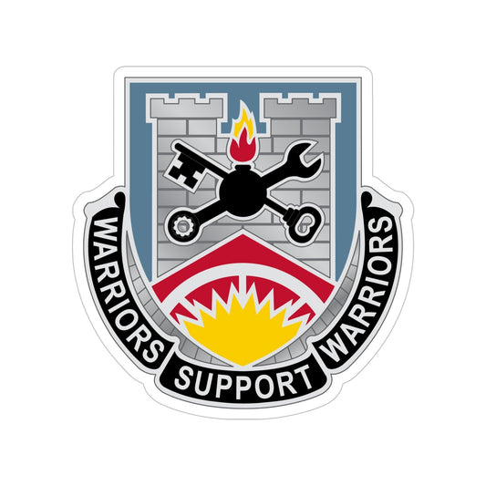 142d Engineer Battalion North Dakota National Guard (U.S. Army) Transparent STICKER Die-Cut Vinyl Decal-6 Inch-The Sticker Space