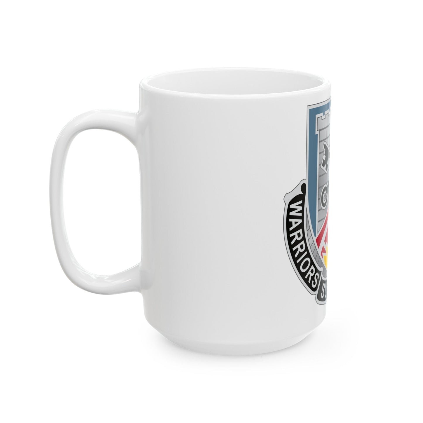 142d Engineer Battalion North Dakota National Guard (U.S. Army) White Coffee Mug-The Sticker Space