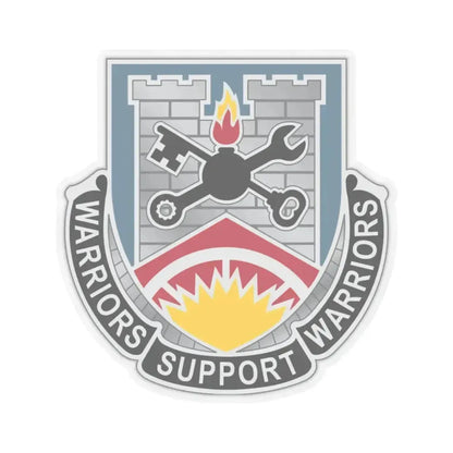 142d Engineer Battalion North Dakota National Guard (U.S. Army) STICKER Vinyl Kiss-Cut Decal 2 Inch Transparent - The Sticker Space