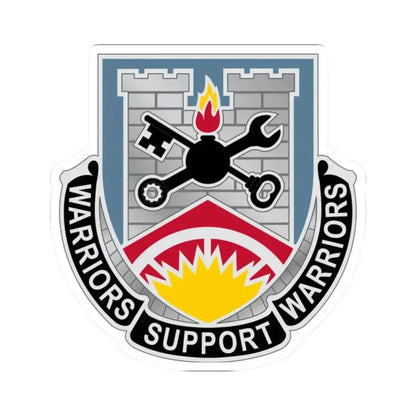 142d Engineer Battalion North Dakota National Guard (U.S. Army) STICKER Vinyl Kiss-Cut Decal 2 Inch White - The Sticker Space