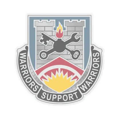 142d Engineer Battalion North Dakota National Guard (U.S. Army) STICKER Vinyl Kiss-Cut Decal 6 Inch Transparent - The Sticker Space