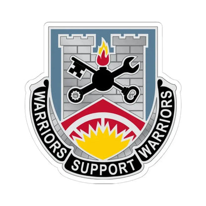 142d Engineer Battalion North Dakota National Guard (U.S. Army) STICKER Vinyl Kiss-Cut Decal 6 Inch White - The Sticker Space