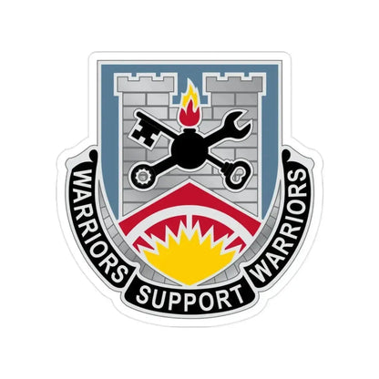 142d Engineer Battalion North Dakota National Guard (U.S. Army) Transparent STICKER Die-Cut Vinyl Decal 2 Inch - The Sticker Space