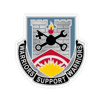 142d Engineer Battalion North Dakota National Guard (U.S. Army) Transparent STICKER Die-Cut Vinyl Decal 3 Inch - The Sticker Space
