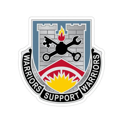 142d Engineer Battalion North Dakota National Guard (U.S. Army) Transparent STICKER Die-Cut Vinyl Decal 5 Inch - The Sticker Space