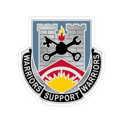 142d Engineer Battalion North Dakota National Guard (U.S. Army) Transparent STICKER Die-Cut Vinyl Decal - The Sticker Space