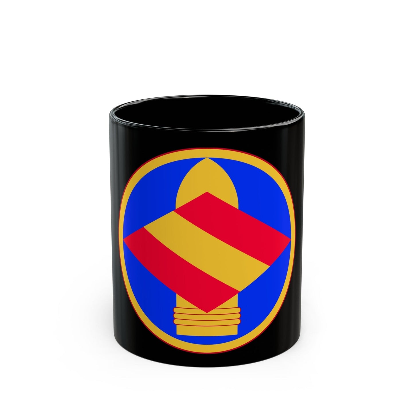 142nd Field Artillery Brigade (U.S. Army) Black Coffee Mug-11oz-The Sticker Space