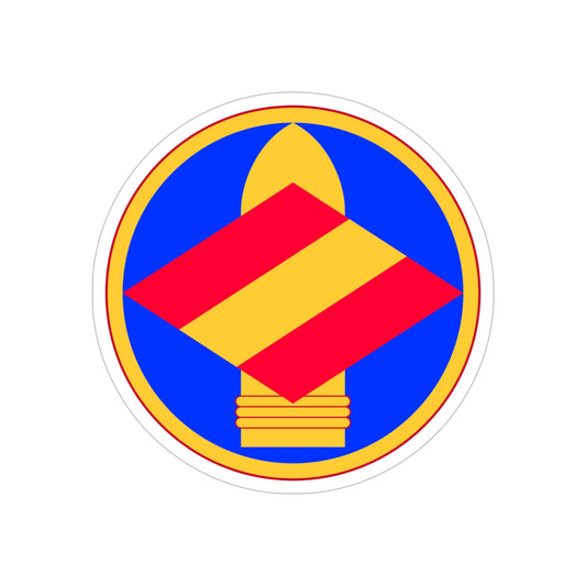 142nd Field Artillery Brigade (U.S. Army) REVERSE PRINT Transparent STICKER-6 Inch-The Sticker Space