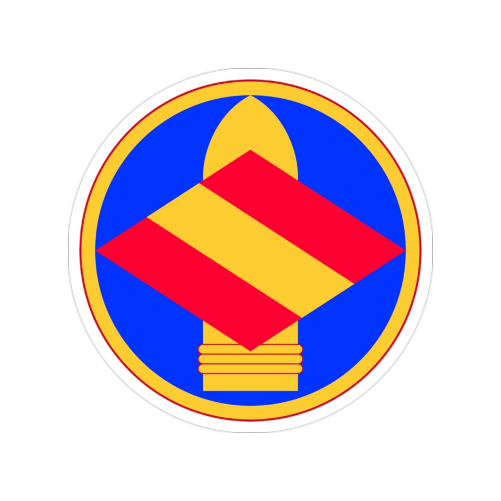 142nd Field Artillery Brigade (U.S. Army) Transparent STICKER Die-Cut Vinyl Decal-2 Inch-The Sticker Space