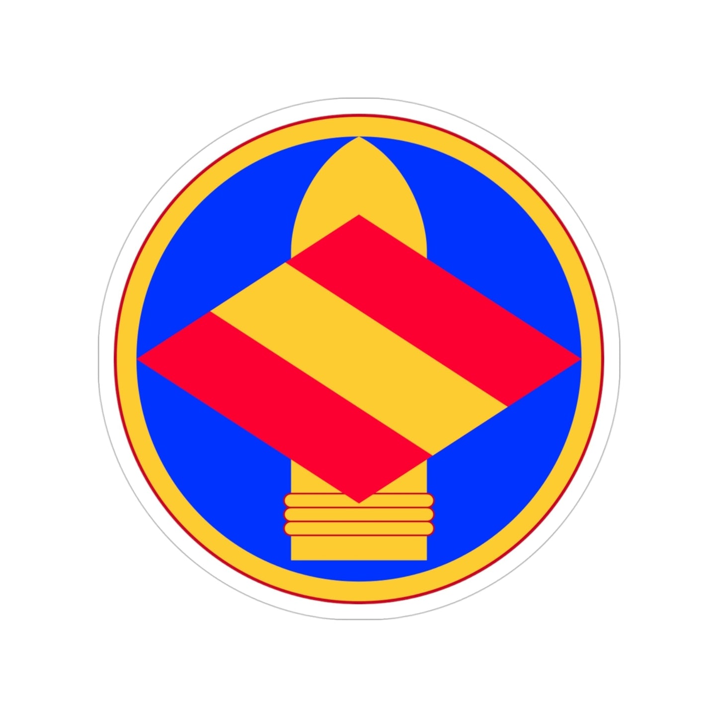 142nd Field Artillery Brigade (U.S. Army) Transparent STICKER Die-Cut Vinyl Decal-4 Inch-The Sticker Space