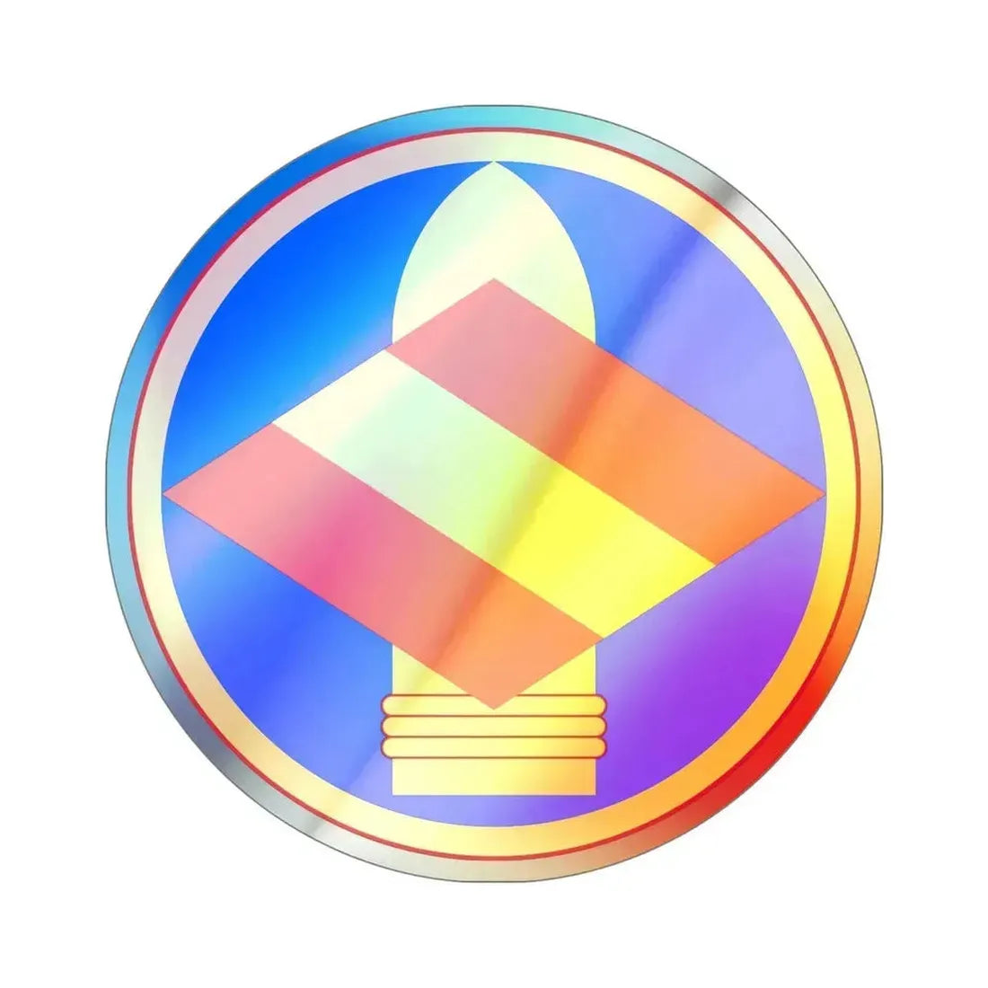 142nd Field Artillery Brigade (U.S. Army) Holographic STICKER Die-Cut Vinyl Decal 6 Inch Holographic - The Sticker Space