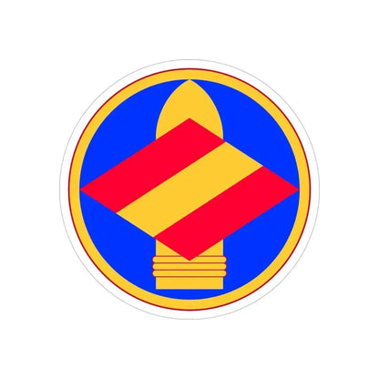 142nd Field Artillery Brigade (U.S. Army) REVERSE PRINT Transparent Die-Cut STICKER 6 Inch Die-Cut Transparent - The Sticker Space