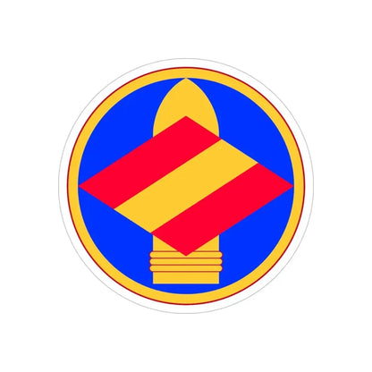 142nd Field Artillery Brigade (U.S. Army) REVERSE PRINT Transparent Die-Cut STICKER - The Sticker Space