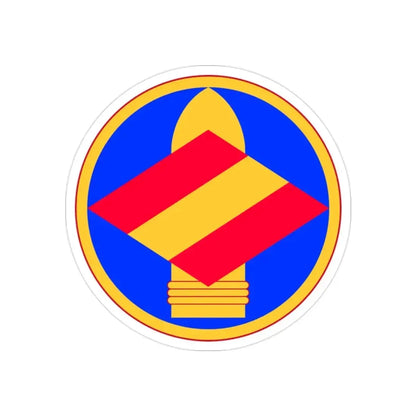 142nd Field Artillery Brigade (U.S. Army) REVERSE PRINT Transparent Die-Cut STICKER - The Sticker Space