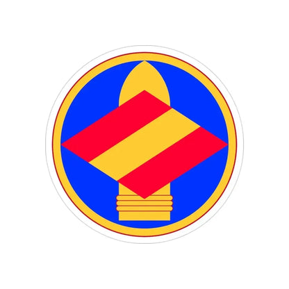 142nd Field Artillery Brigade (U.S. Army) REVERSE PRINT Transparent Die-Cut STICKER - The Sticker Space