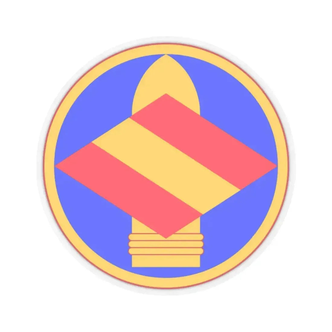 142nd Field Artillery Brigade (U.S. Army) STICKER Vinyl Kiss-Cut Decal 2 Inch Transparent - The Sticker Space