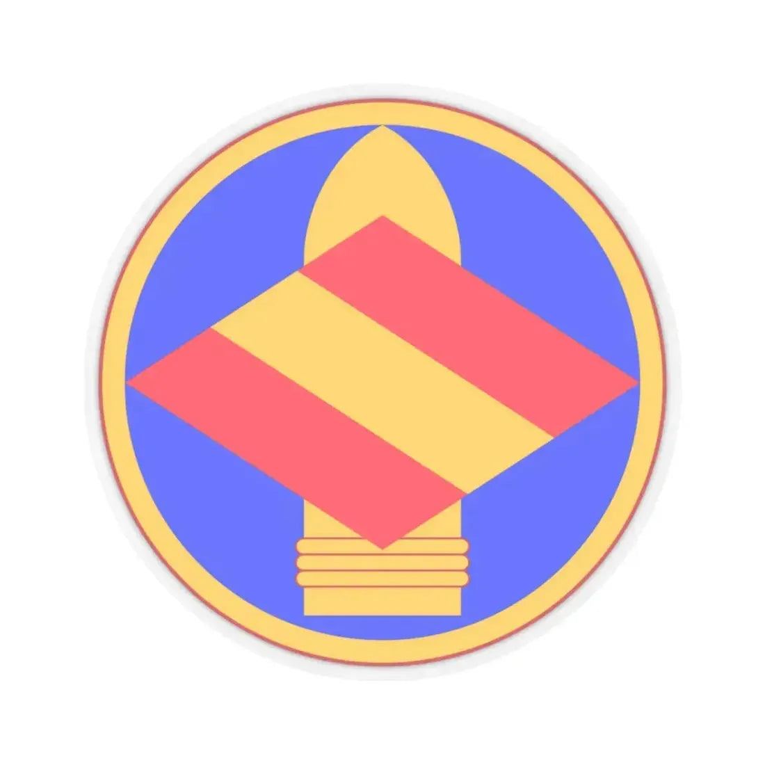 142nd Field Artillery Brigade (U.S. Army) STICKER Vinyl Kiss-Cut Decal 3 Inch Transparent - The Sticker Space