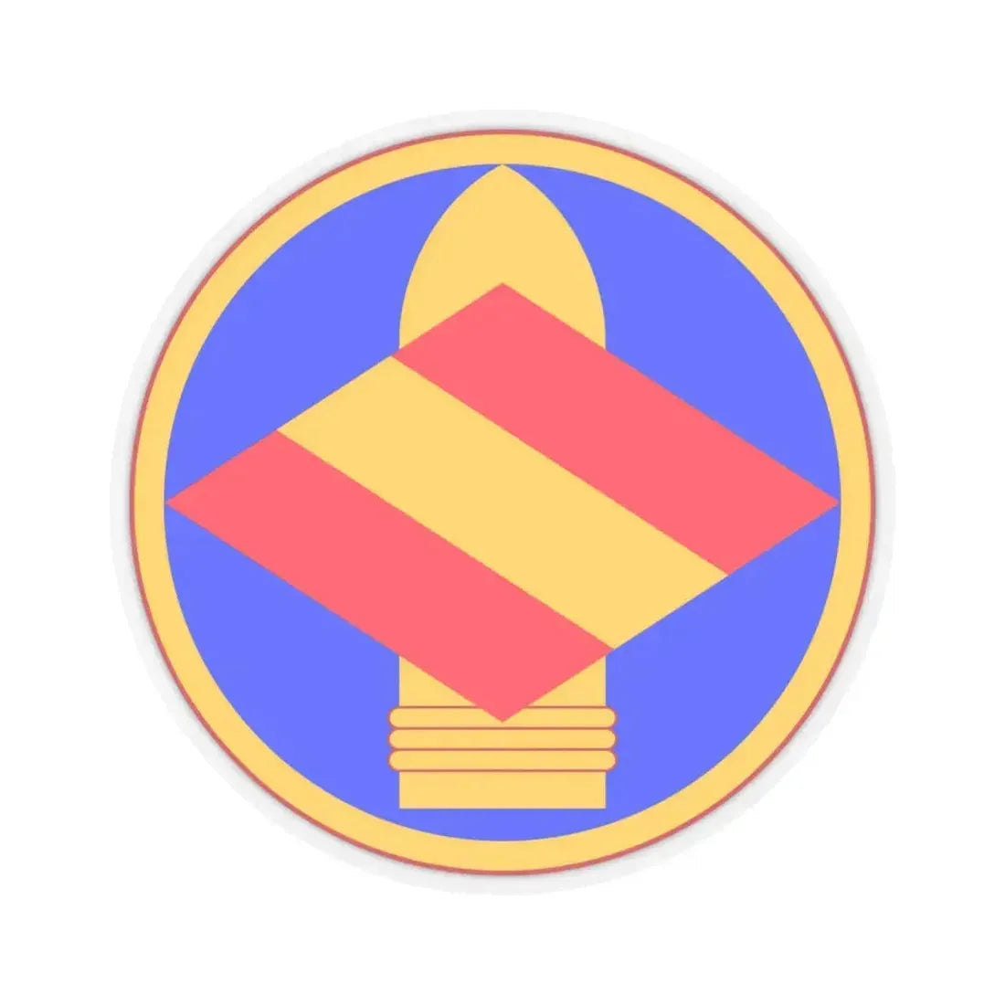 142nd Field Artillery Brigade (U.S. Army) STICKER Vinyl Kiss-Cut Decal 4 Inch Transparent - The Sticker Space