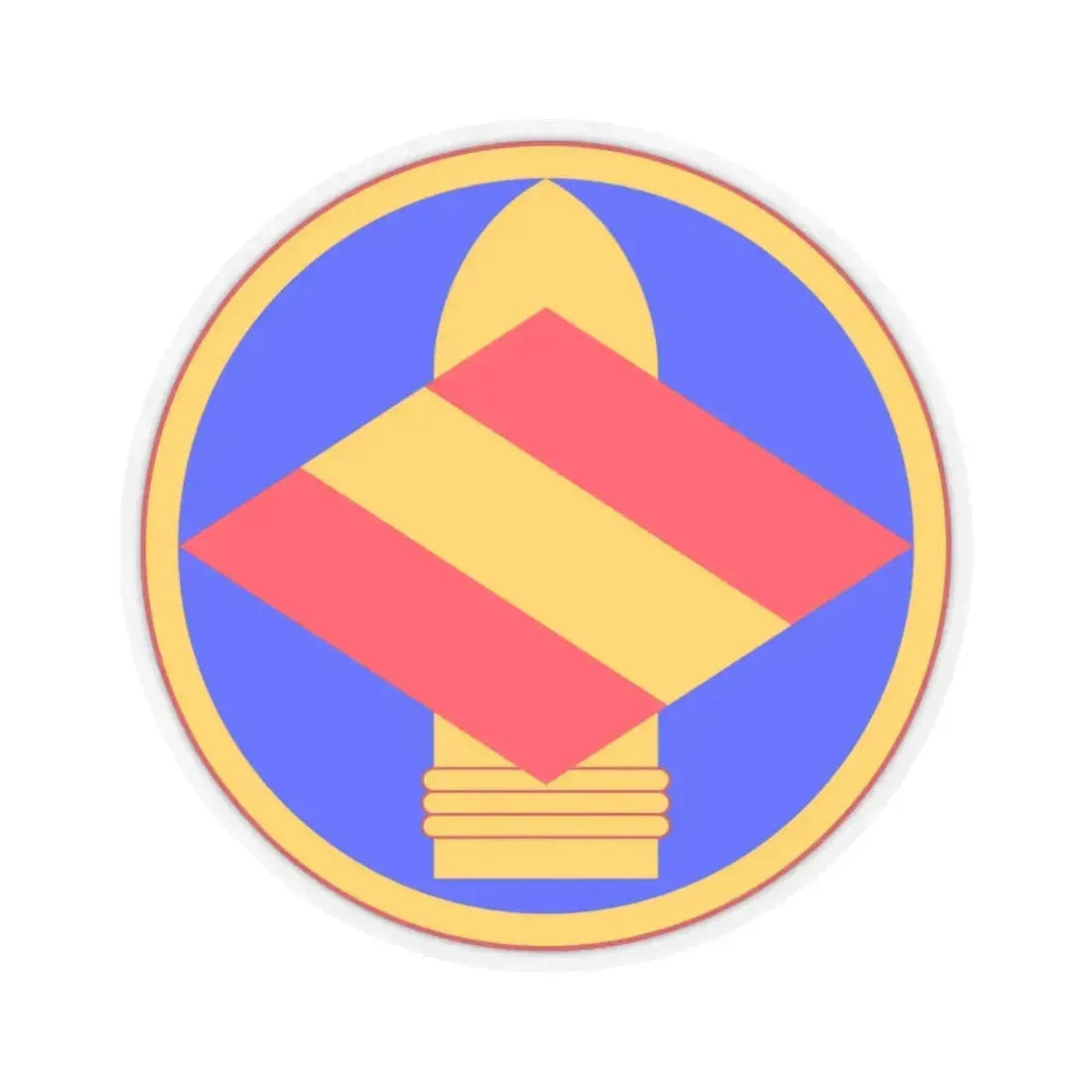 142nd Field Artillery Brigade (U.S. Army) STICKER Vinyl Kiss-Cut Decal 6 Inch Transparent - The Sticker Space