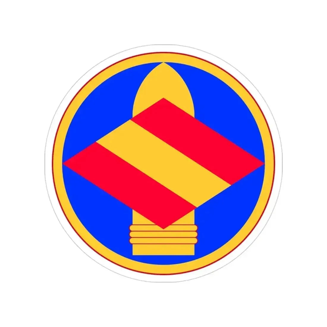 142nd Field Artillery Brigade (U.S. Army) Transparent STICKER Die-Cut Vinyl Decal 3 Inch - The Sticker Space