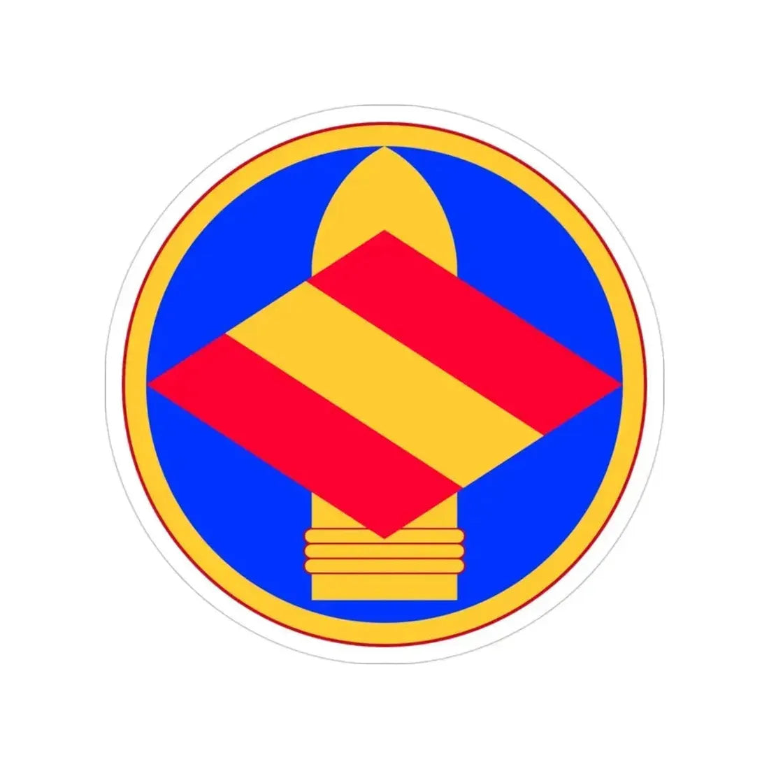 142nd Field Artillery Brigade (U.S. Army) Transparent STICKER Die-Cut Vinyl Decal 3 Inch - The Sticker Space