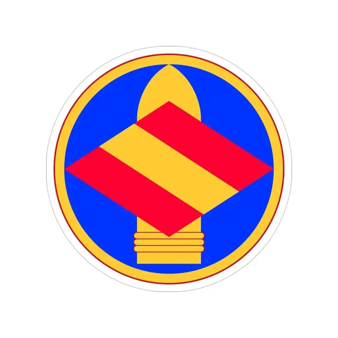 142nd Field Artillery Brigade (U.S. Army) Transparent STICKER Die-Cut Vinyl Decal 4 Inch - The Sticker Space