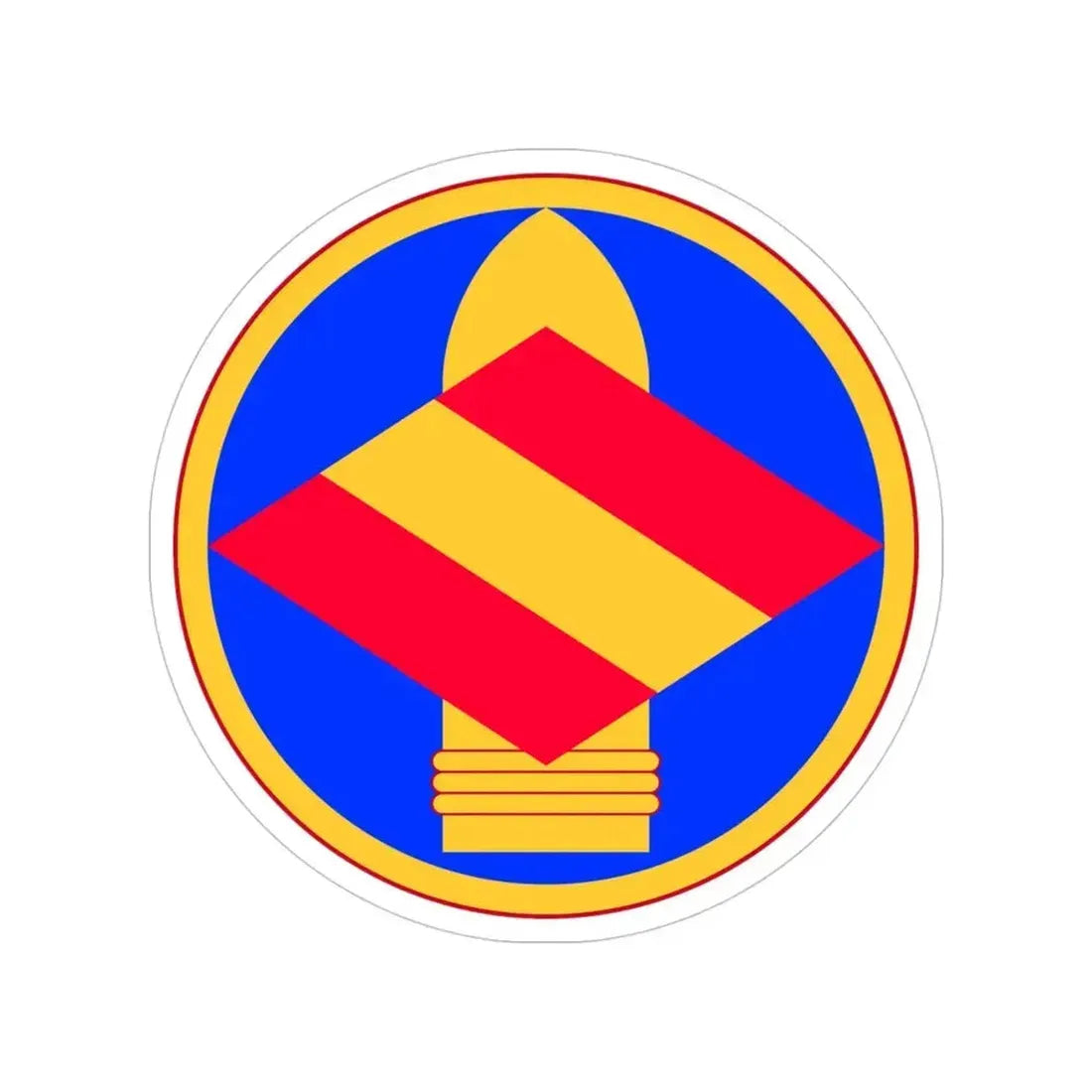 142nd Field Artillery Brigade (U.S. Army) Transparent STICKER Die-Cut Vinyl Decal 4 Inch - The Sticker Space