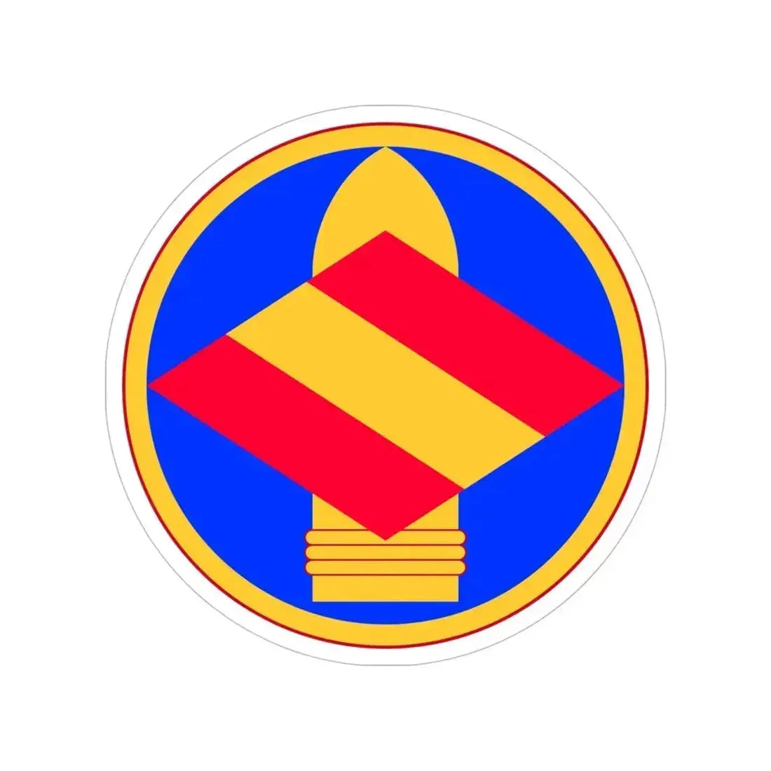 142nd Field Artillery Brigade (U.S. Army) Transparent STICKER Die-Cut Vinyl Decal 5 Inch - The Sticker Space