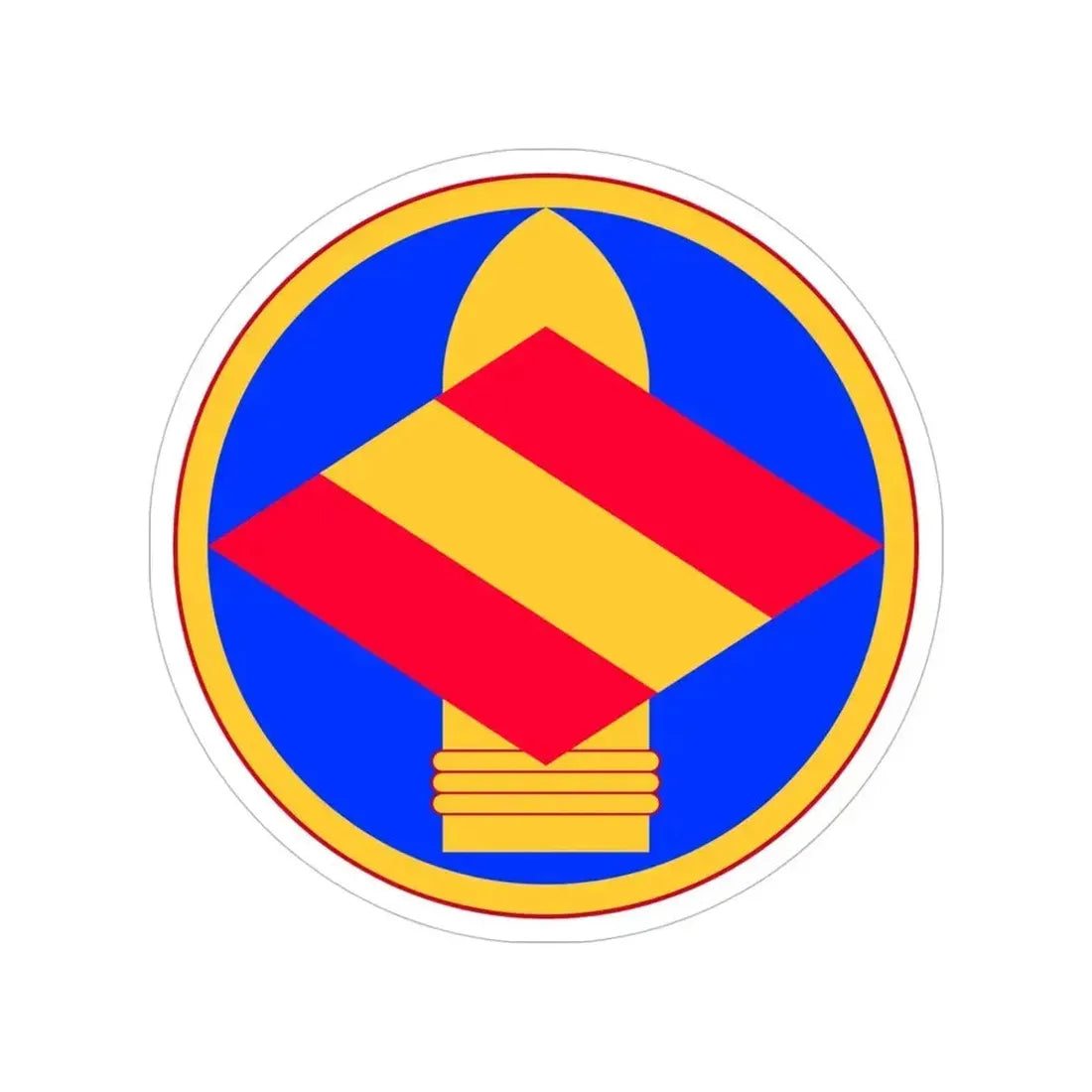 142nd Field Artillery Brigade (U.S. Army) Transparent STICKER Die-Cut Vinyl Decal 5 Inch - The Sticker Space
