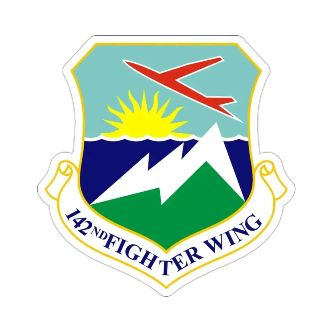 142nd Fighter Wing (U.S. Air Force) STICKER Vinyl Die-Cut Decal - The Sticker Space