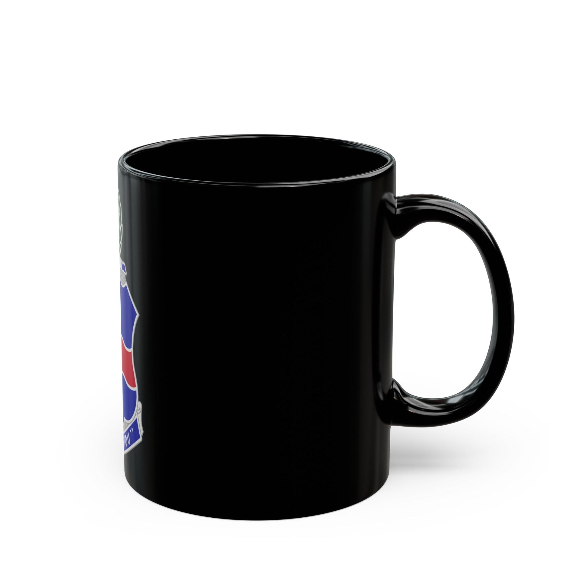 142nd Infantry Regiment (U.S. Army) Black Coffee Mug-The Sticker Space