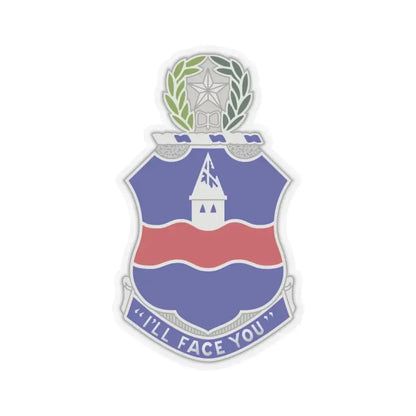 142nd Infantry Regiment (U.S. Army) STICKER Vinyl Kiss-Cut Decal 6 Inch Transparent - The Sticker Space