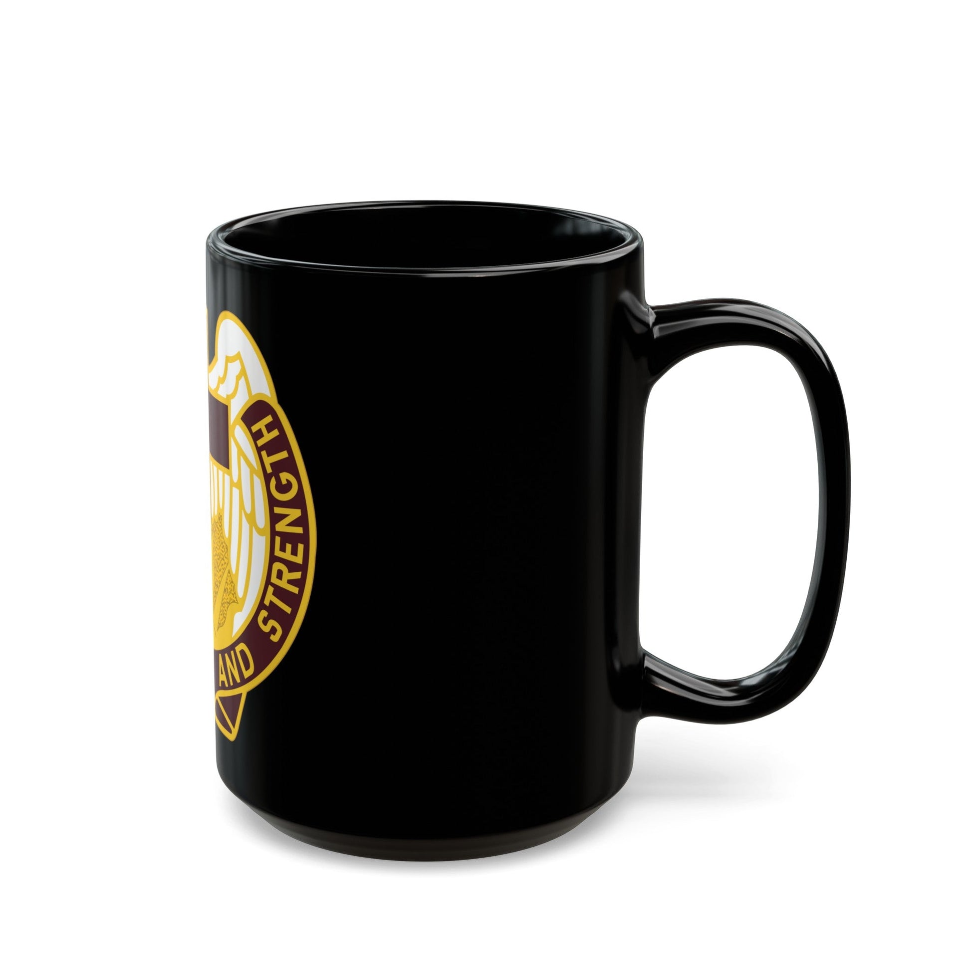 143 Evacuation Hospital (U.S. Army) Black Coffee Mug-The Sticker Space