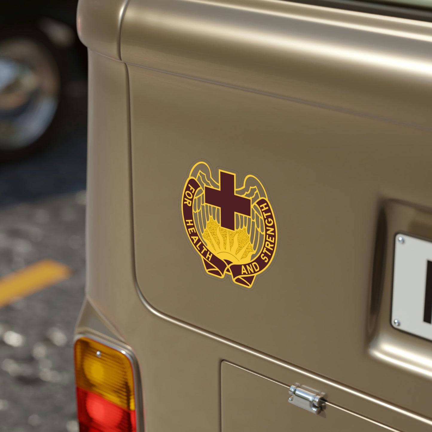 143 Evacuation Hospital (U.S. Army) Transparent STICKER Die-Cut Vinyl Decal-The Sticker Space