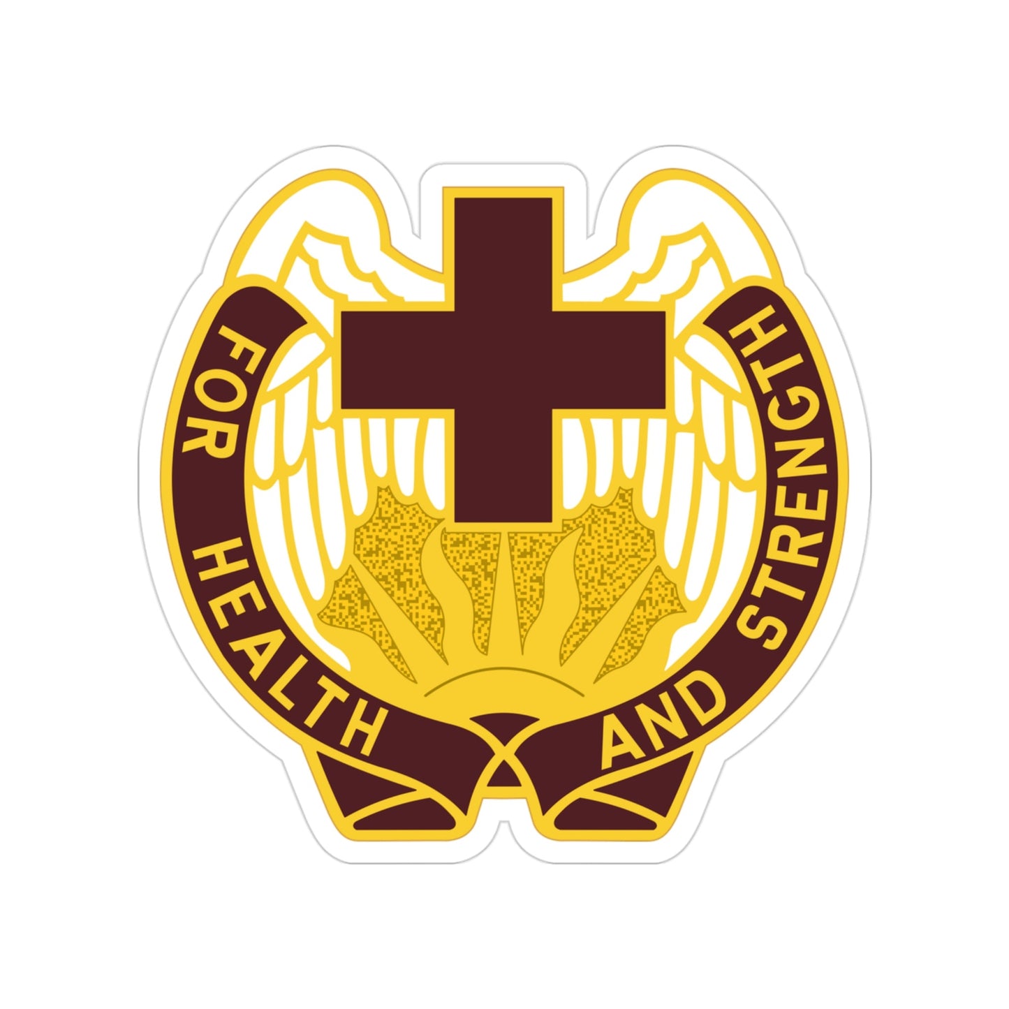 143 Evacuation Hospital (U.S. Army) Transparent STICKER Die-Cut Vinyl Decal-3 Inch-The Sticker Space