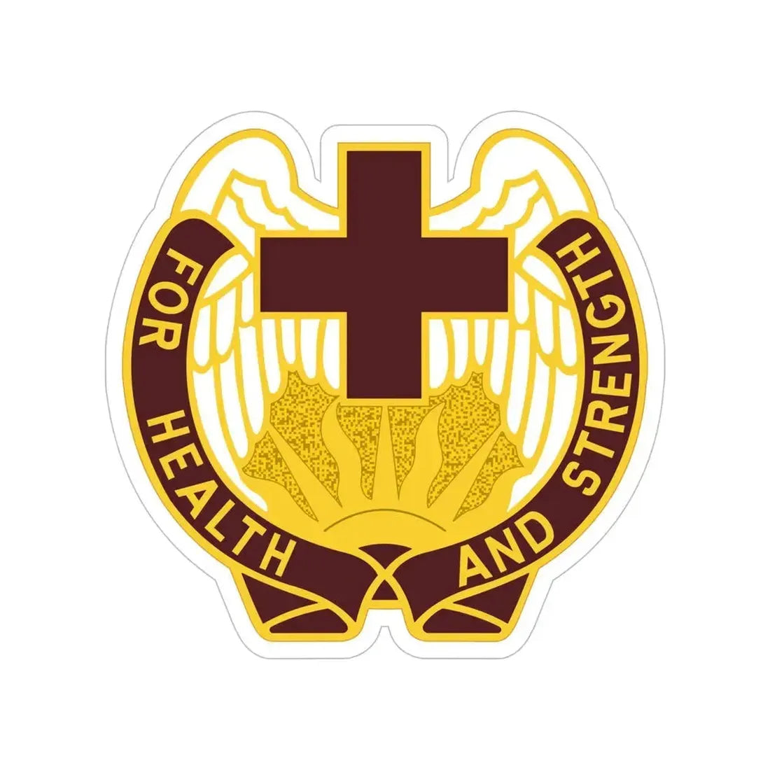 143 Evacuation Hospital (U.S. Army) Transparent STICKER Die-Cut Vinyl Decal 6 Inch - The Sticker Space