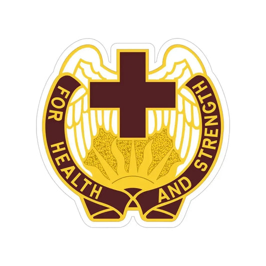 143 Evacuation Hospital (U.S. Army) Transparent STICKER Die-Cut Vinyl Decal 6 Inch - The Sticker Space