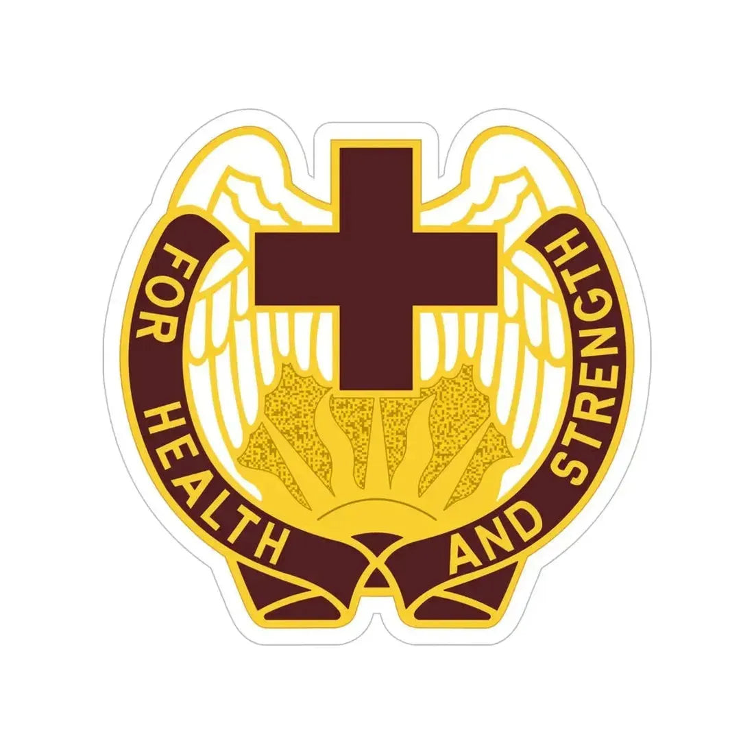 143 Evacuation Hospital (U.S. Army) Transparent STICKER Die-Cut Vinyl Decal - The Sticker Space