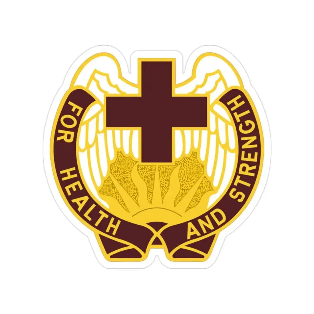 143 Evacuation Hospital (U.S. Army) Transparent STICKER Die-Cut Vinyl Decal - The Sticker Space