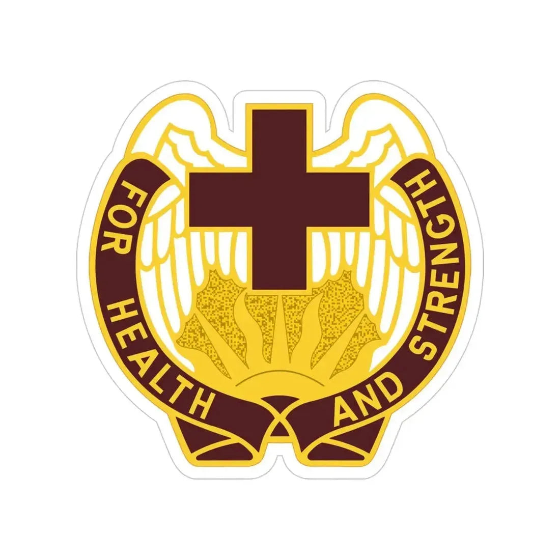 143 Evacuation Hospital (U.S. Army) Transparent STICKER Die-Cut Vinyl Decal - The Sticker Space