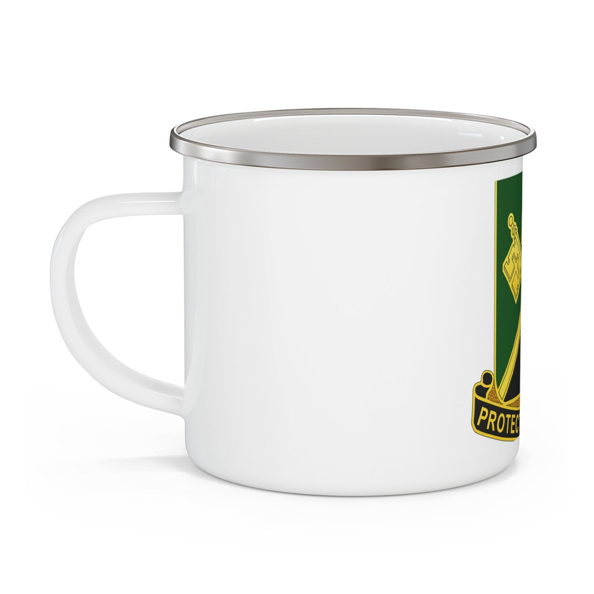 143 Military Police Battalion CAANG (U.S. Army) 12oz Enamel Mug-12oz-The Sticker Space