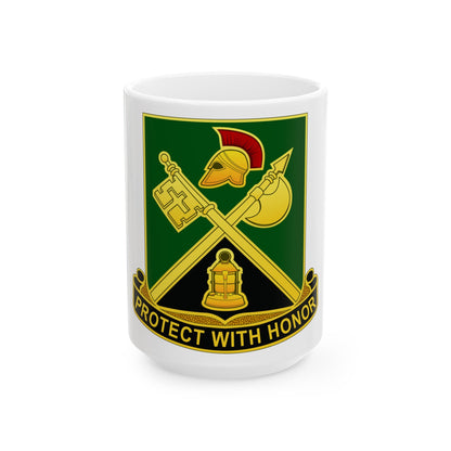 143 Military Police Battalion CAANG (U.S. Army) White Coffee Mug-15oz-The Sticker Space