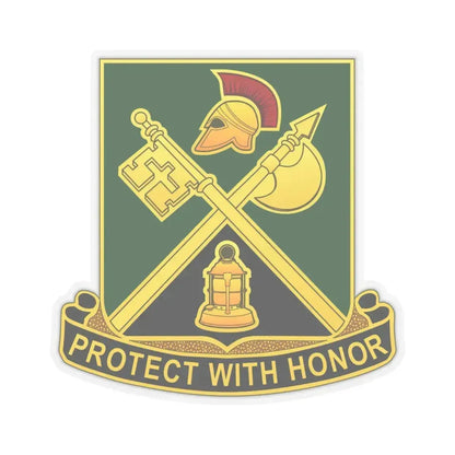 143 Military Police Battalion CAANG (U.S. Army) STICKER Vinyl Kiss-Cut Decal 6 Inch Transparent - The Sticker Space