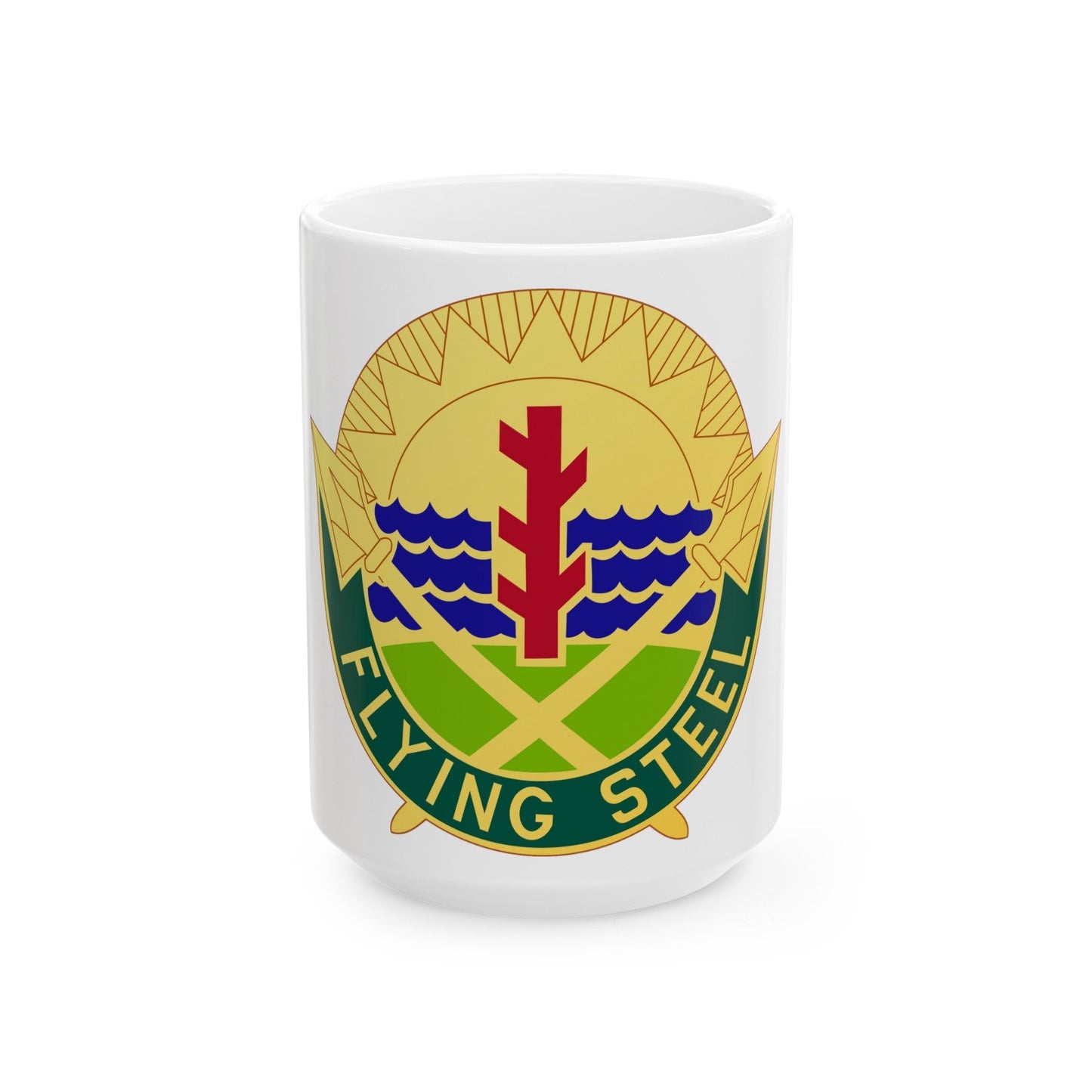 143 Military Police Battalion (U.S. Army) White Coffee Mug-15oz-The Sticker Space