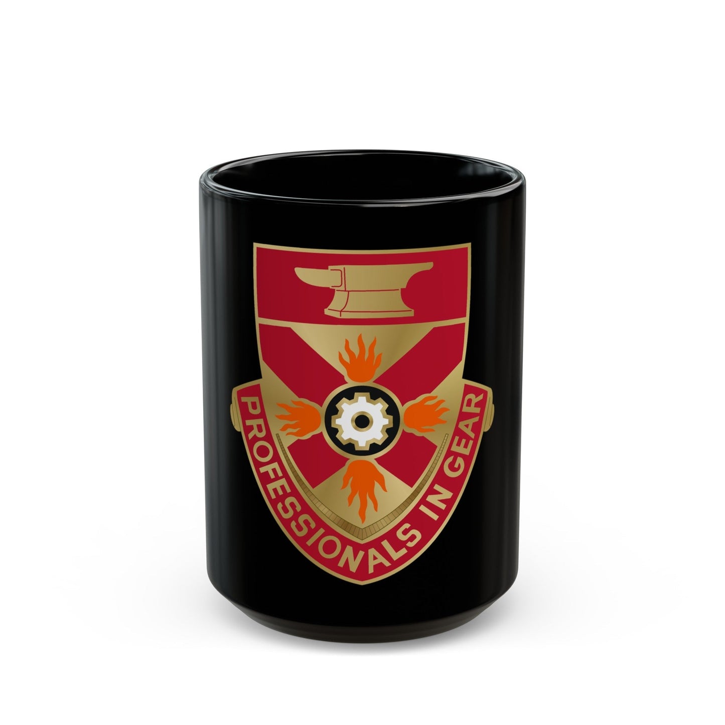 143 Ordnance Battalion (U.S. Army) Black Coffee Mug-15oz-The Sticker Space