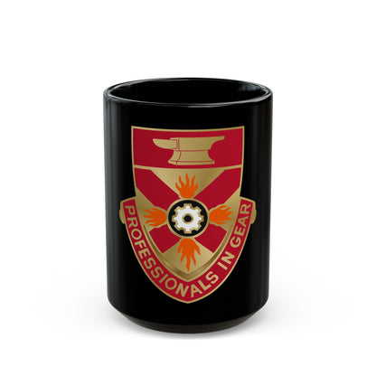 143 Ordnance Battalion (U.S. Army) Black Coffee Mug-15oz-The Sticker Space