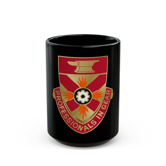 143 Ordnance Battalion (U.S. Army) Black Coffee Mug-15oz-The Sticker Space